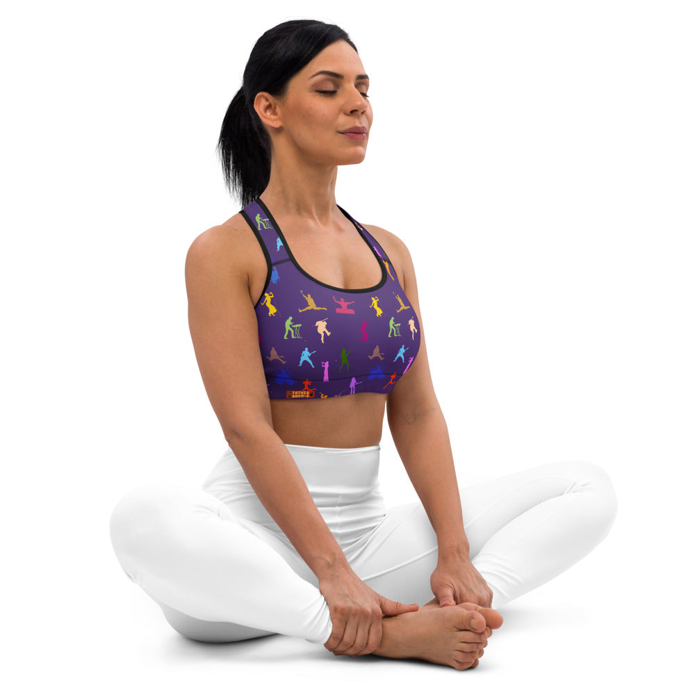 Father Groove™ Rhythm Icons Sports Bra