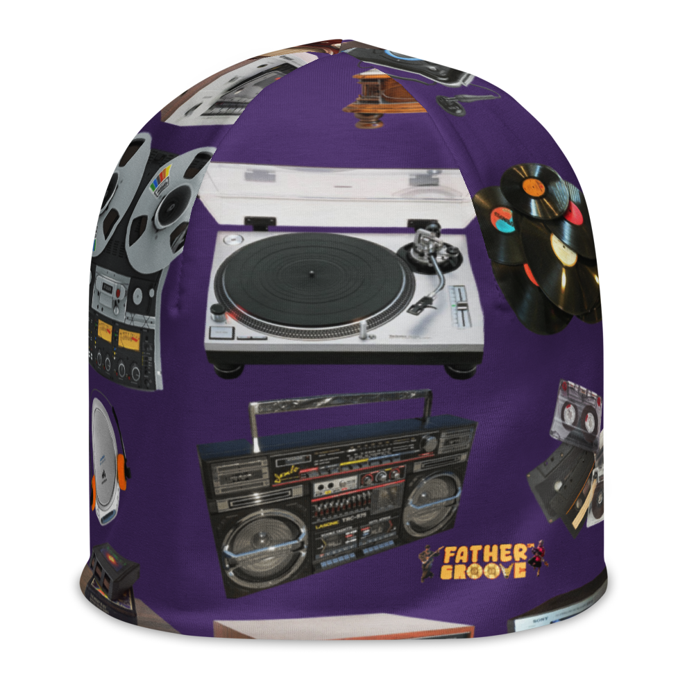 Father Groove™ “GrooVeLution of Sound” All-Over Print Beanie