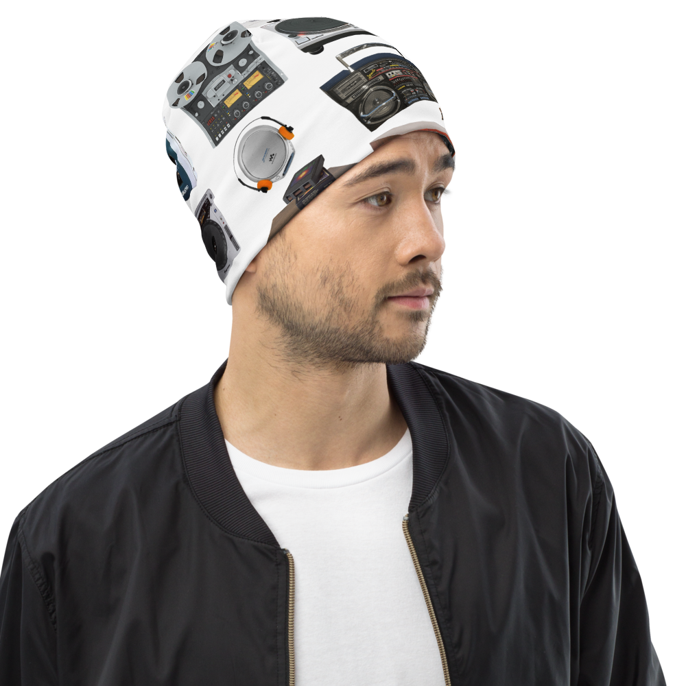 Father Groove™ “GrooVeLution of Sound” All-Over Print Beanie