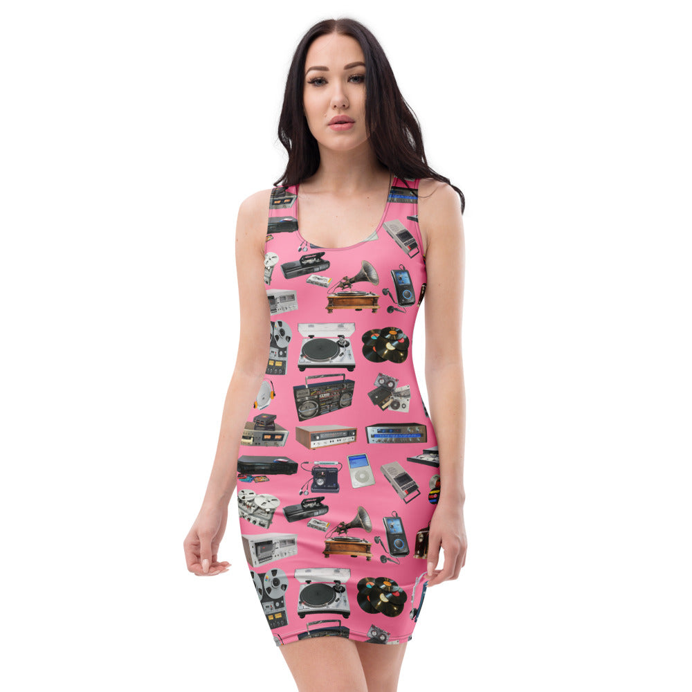 Father Groove™ "GrooVeLution of Sound" Body con Dress
