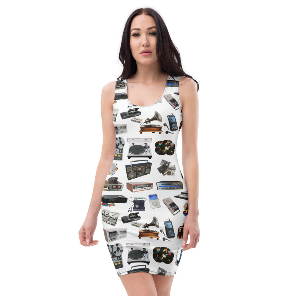 Father Groove™ "GrooVeLution of Sound" Body con Dress