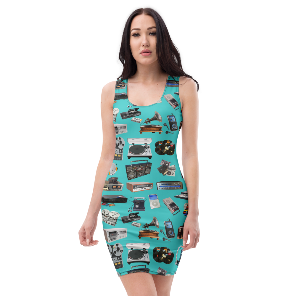Father Groove™ "GrooVeLution of Sound" Body con Dress