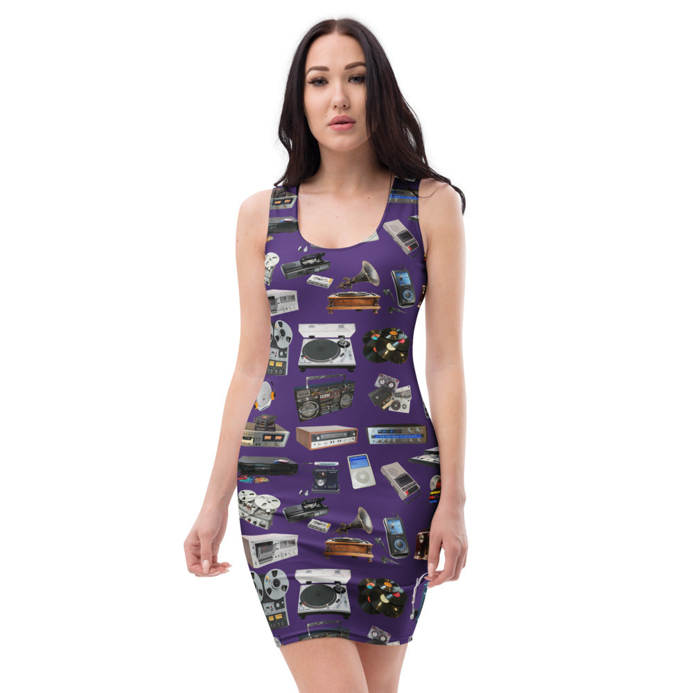 Father Groove™ "GrooVeLution of Sound" Body con Dress