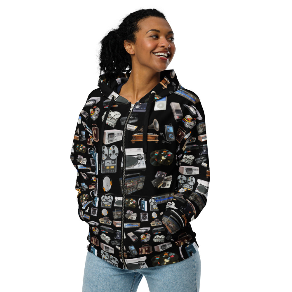 Father Groove™ “GrooVeLution of Sound” All-Over Print Hoodie