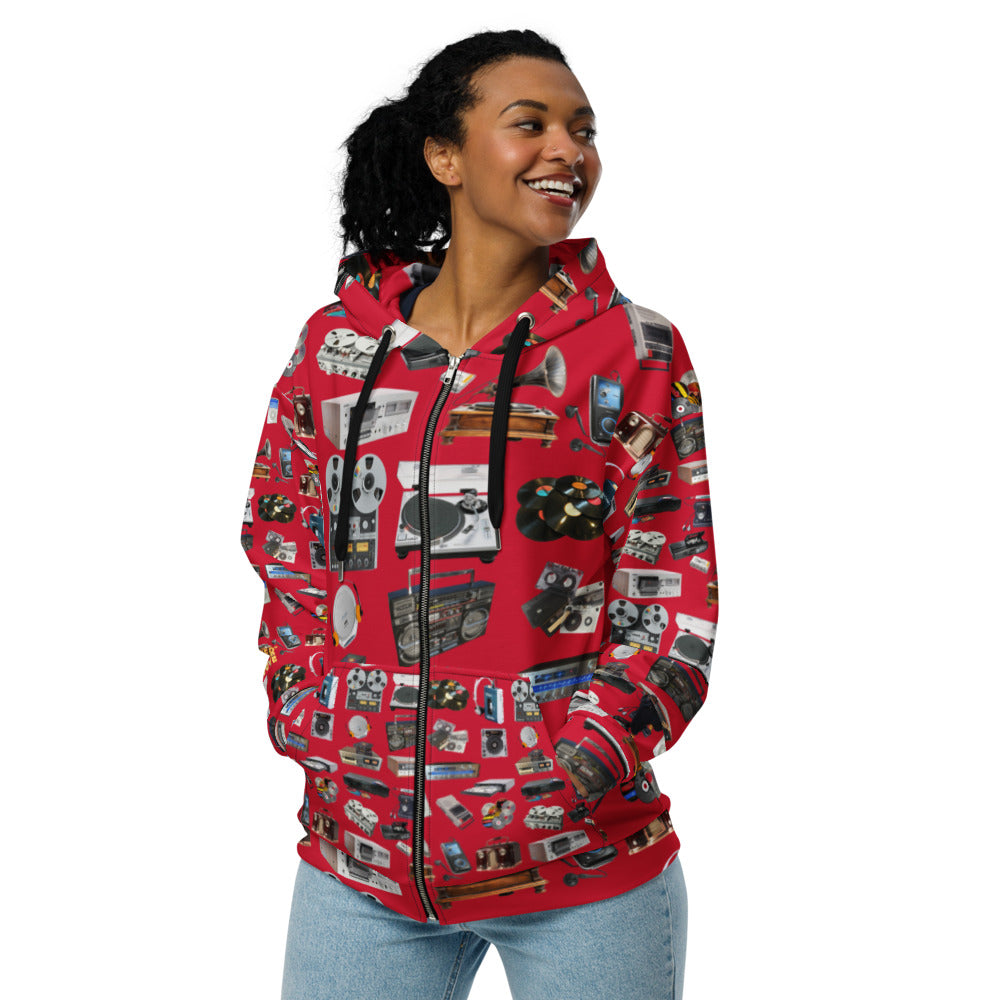Father Groove™ “GrooVeLution of Sound” All-Over Print Hoodie