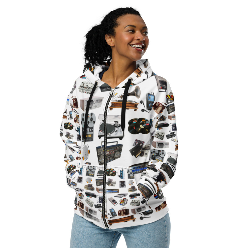 Father Groove™ “GrooVeLution of Sound” All-Over Print Hoodie