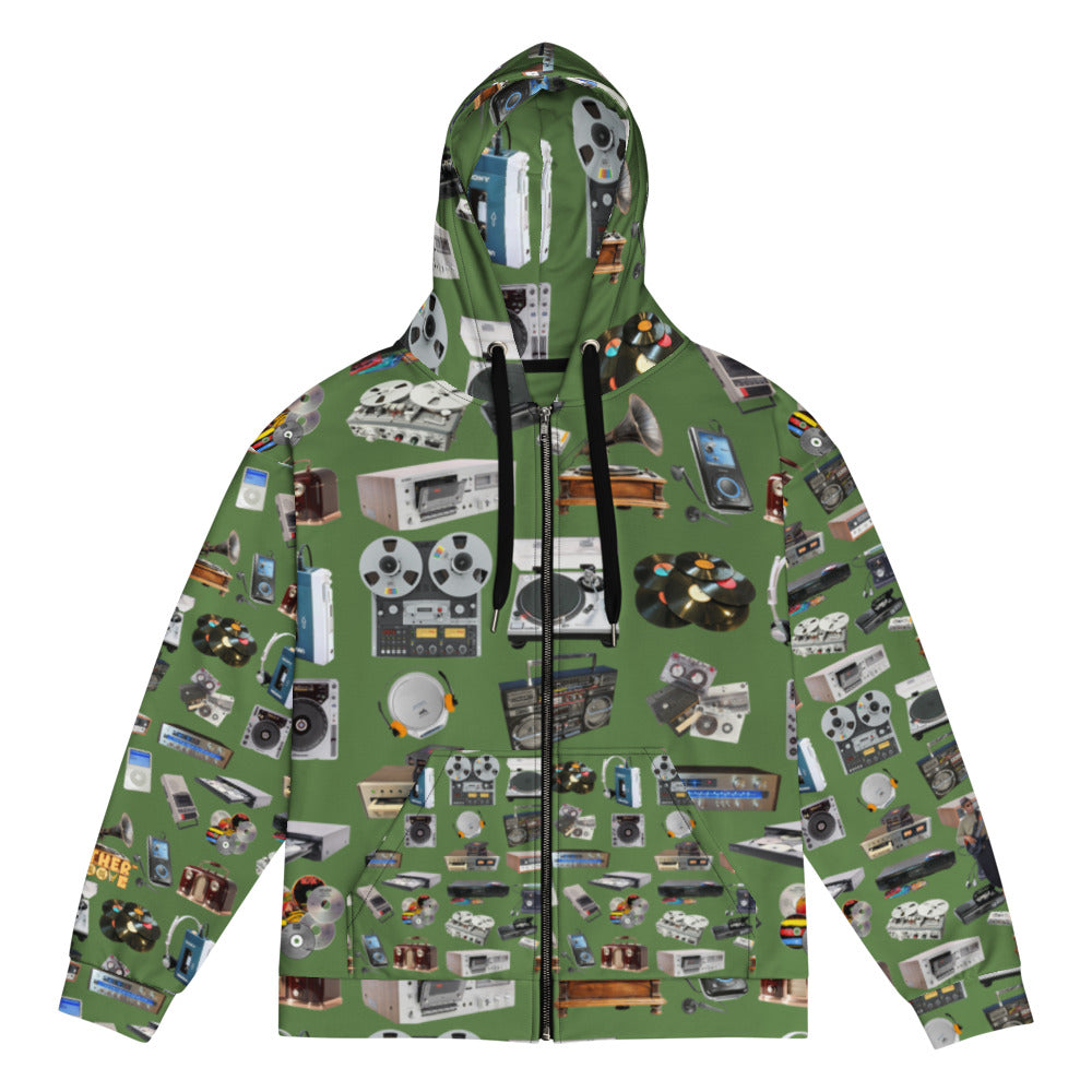 Father Groove™ “GrooVeLution of Sound” All-Over Print Hoodie