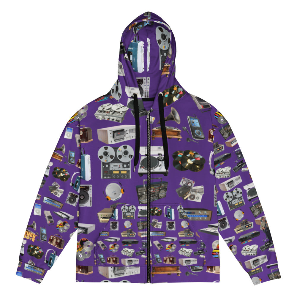 Father Groove™ “GrooVeLution of Sound” All-Over Print Hoodie