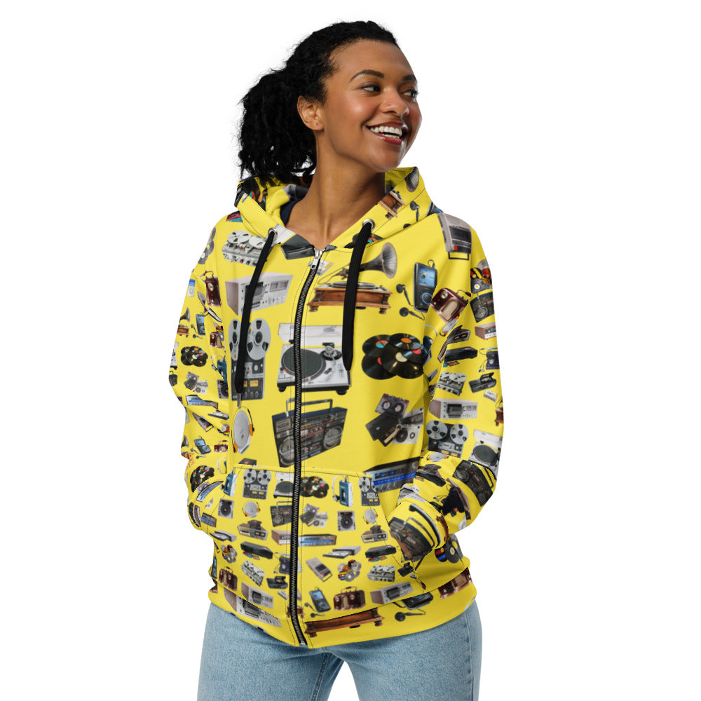 Father Groove™ “GrooVeLution of Sound” All-Over Print Hoodie