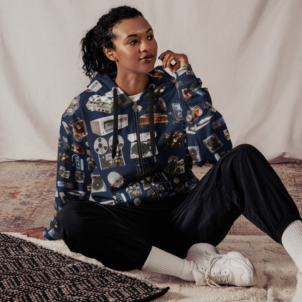 Father Groove™ “GrooVeLution of Sound” All-Over Print Hoodie