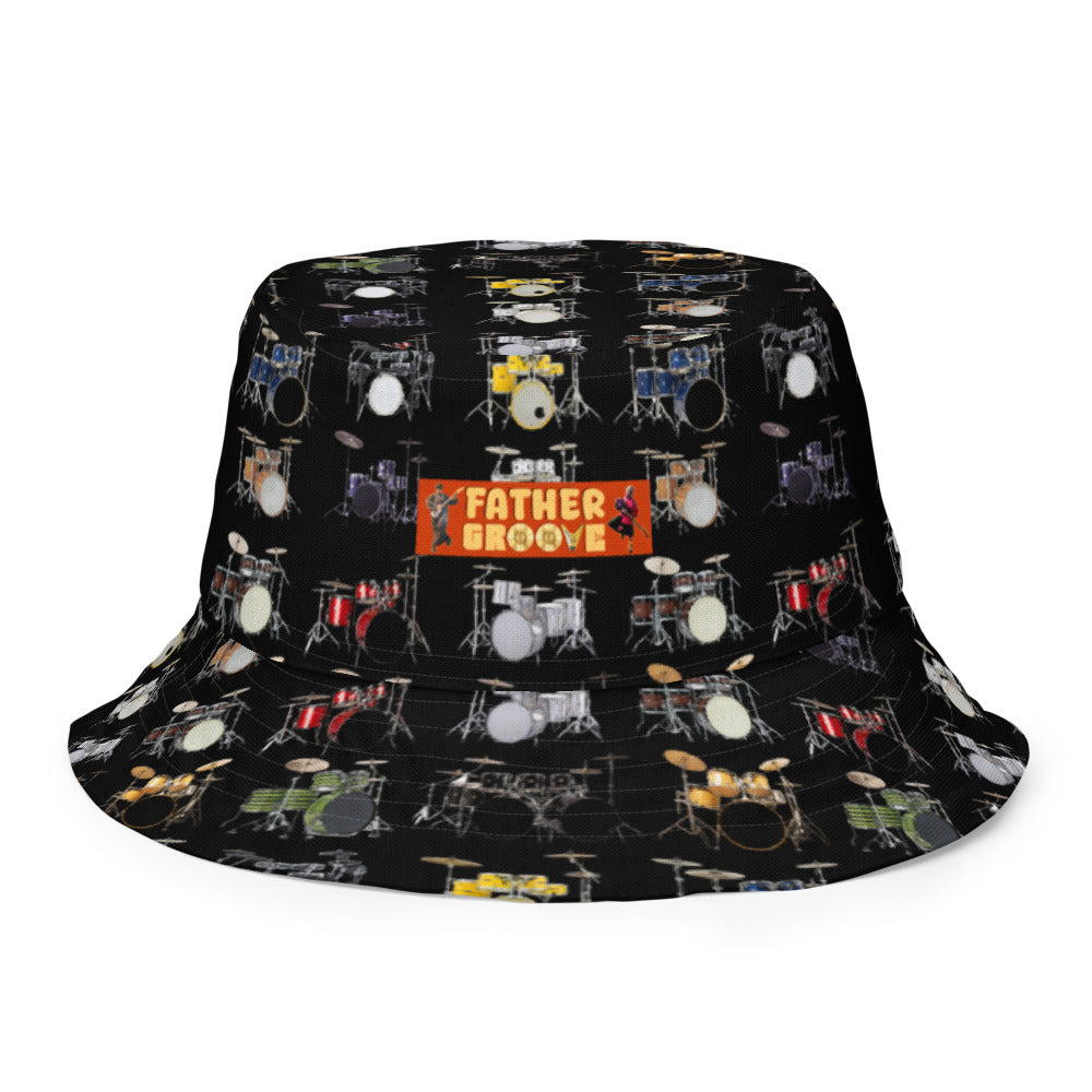 Father Groove Bass & Drums Reversible bucket hat