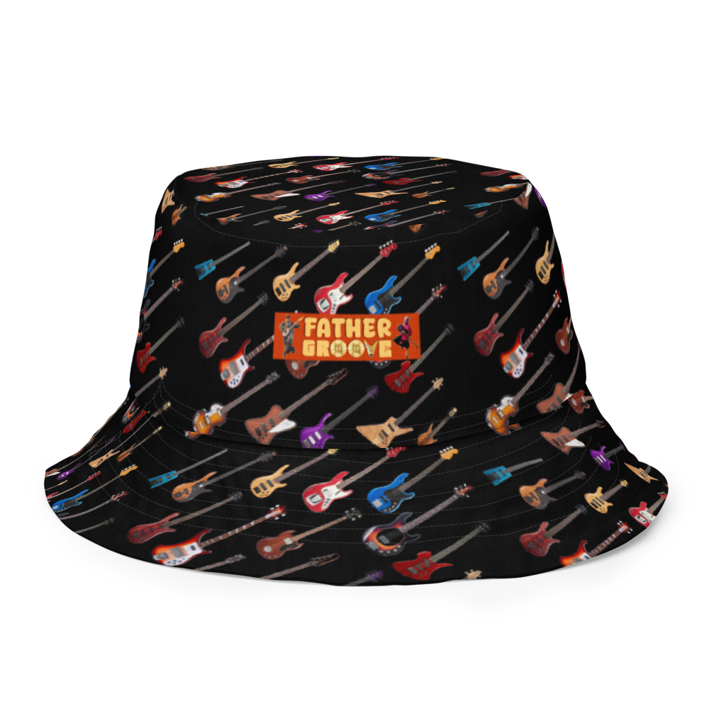 Father Groove Bass & Drums Reversible bucket hat