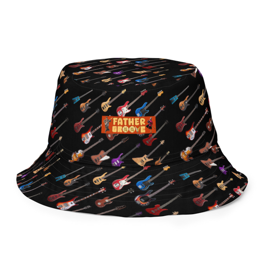 Father Groove Bass & Drums Reversible bucket hat