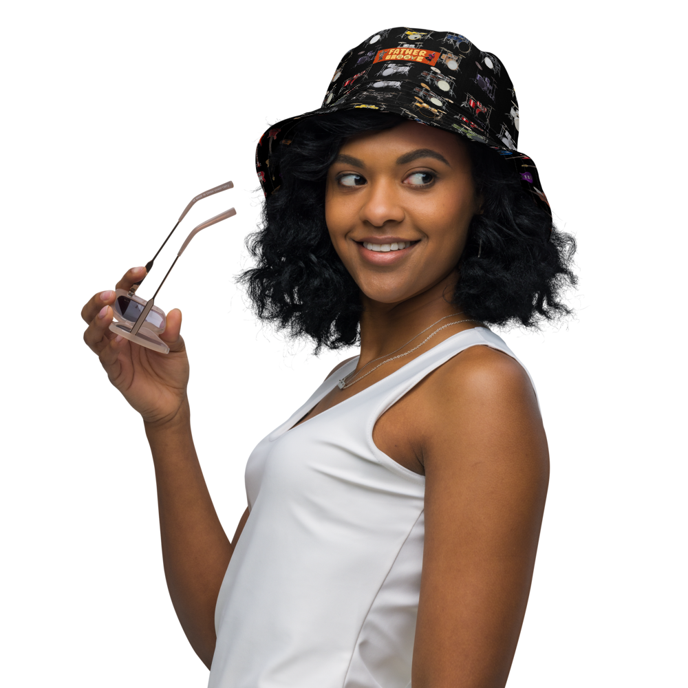 Father Groove Bass & Drums Reversible bucket hat