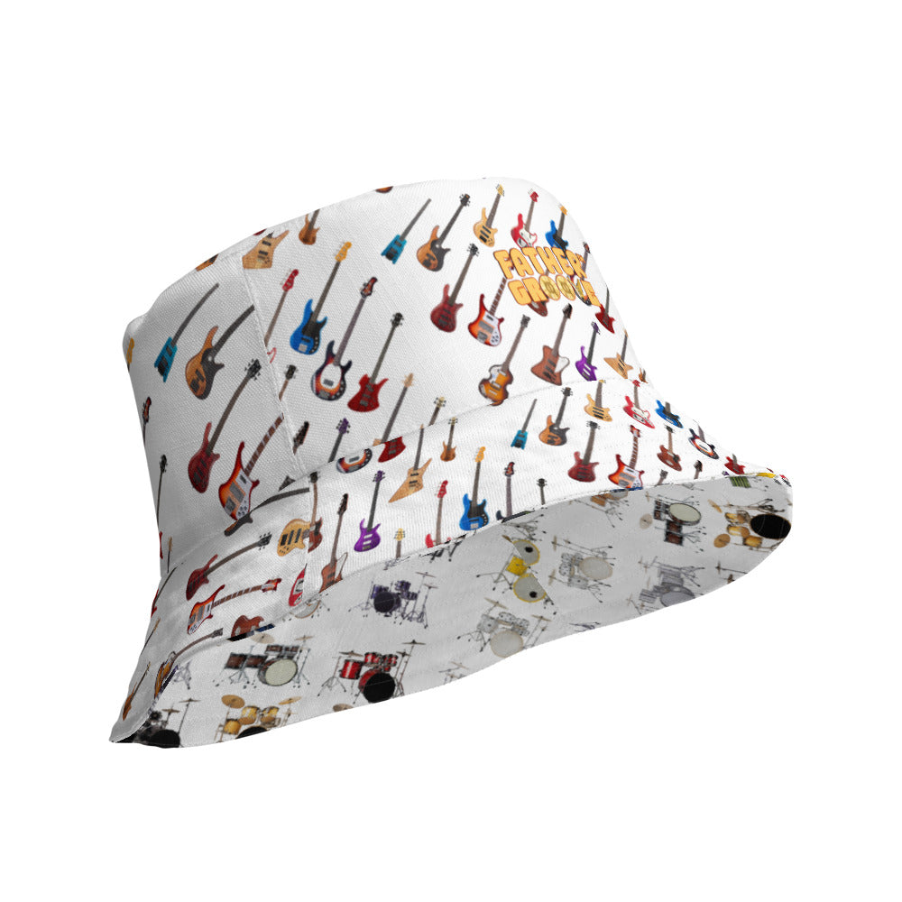Father Groove Bass & Drums Reversible bucket hat