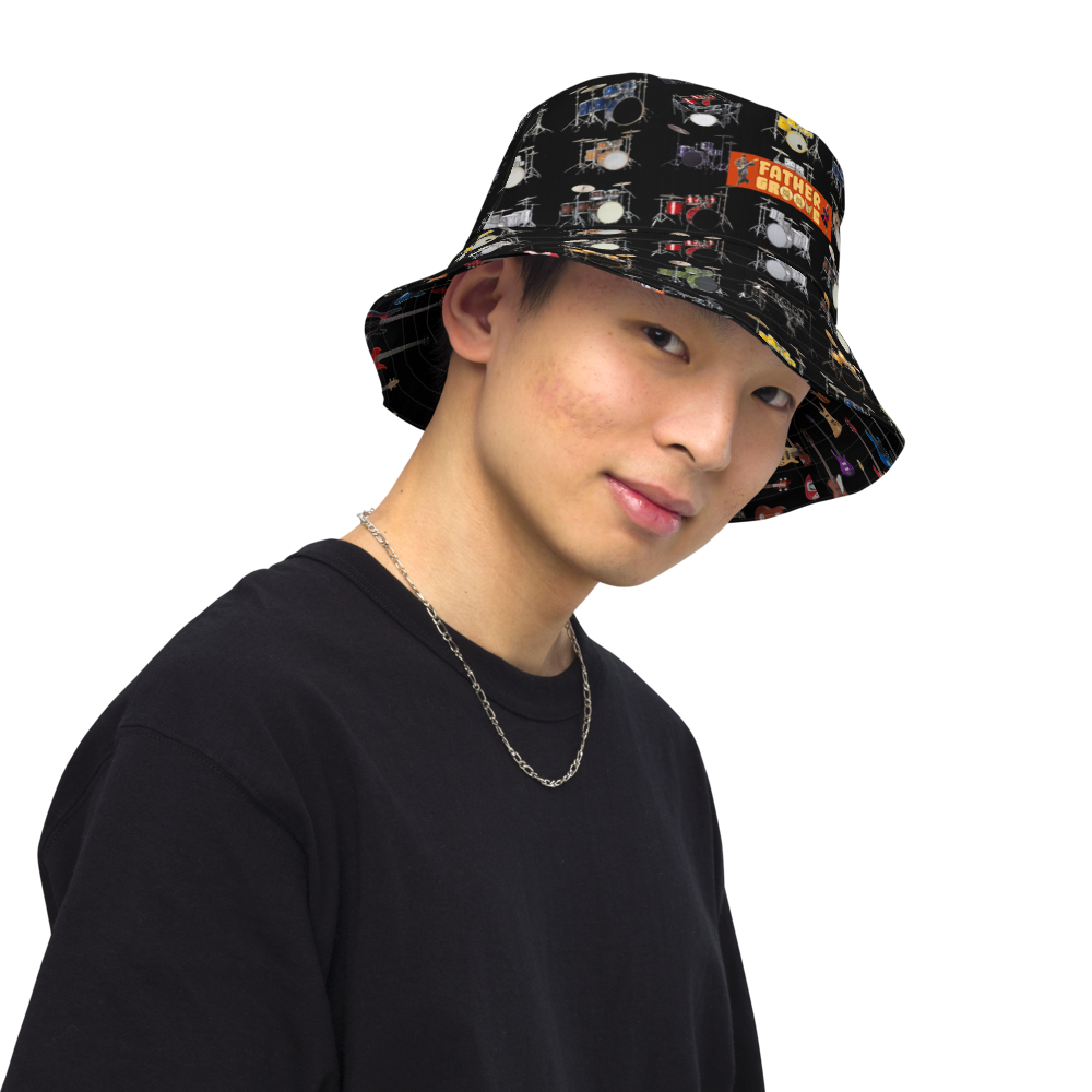 Father Groove Bass & Drums Reversible bucket hat
