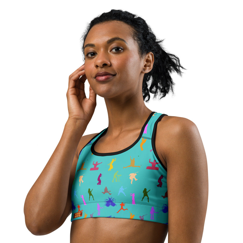 Father Groove™ Rhythm Icons Sports Bra