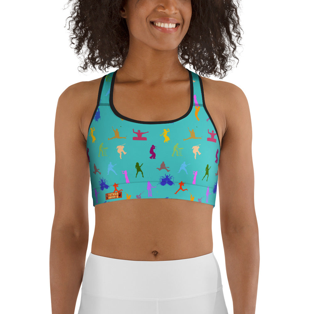 Father Groove™ Rhythm Icons Sports Bra