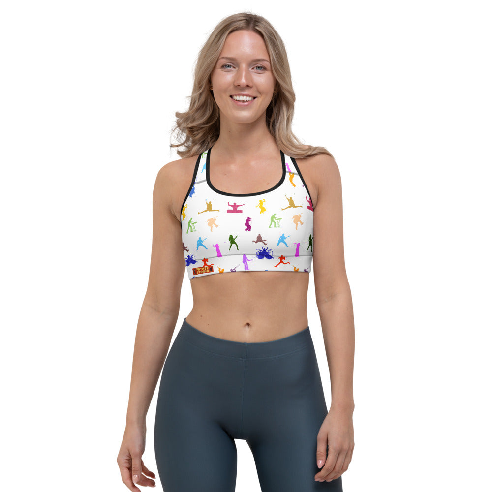 Father Groove™ Rhythm Icons Sports Bra