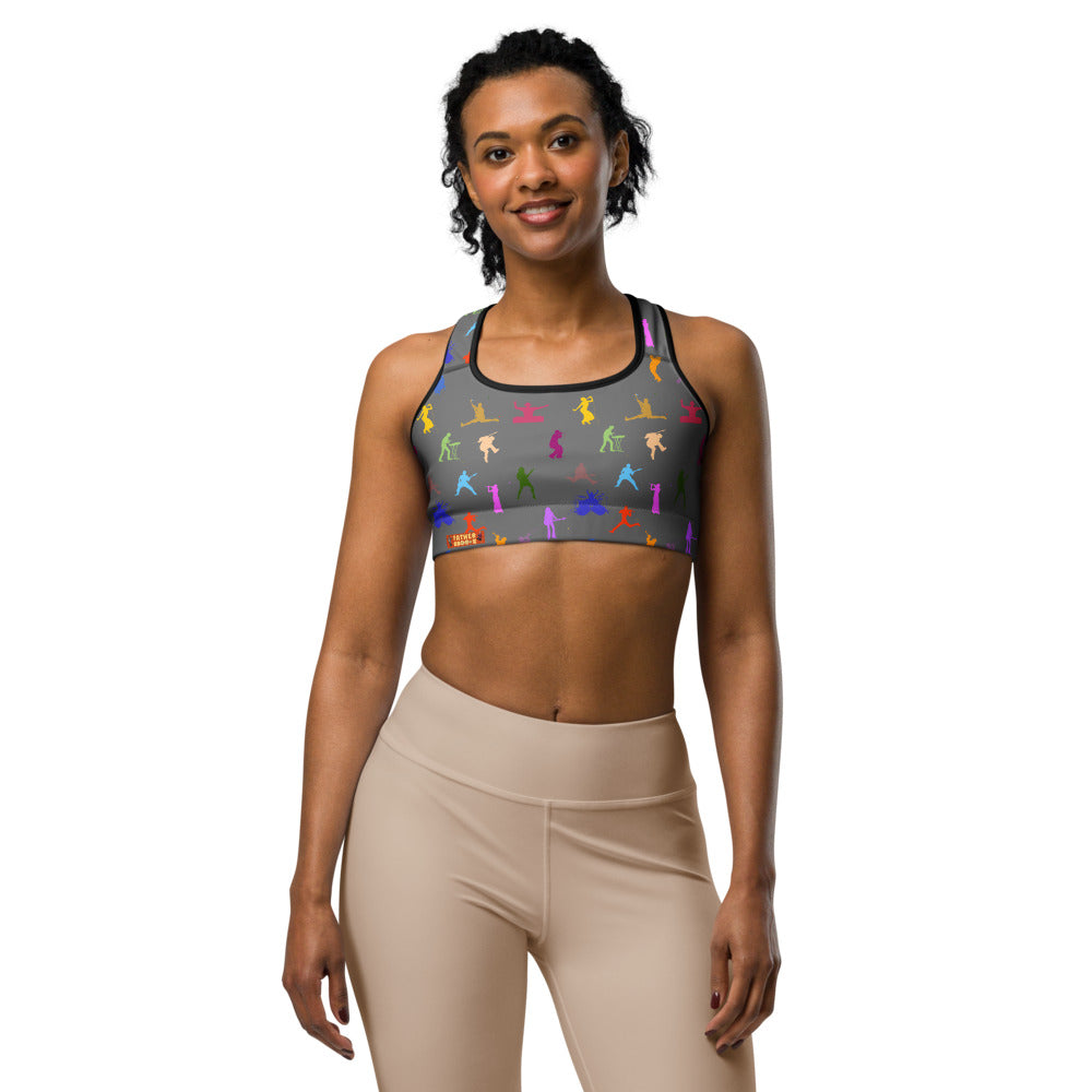 Father Groove™ Rhythm Icons Sports Bra