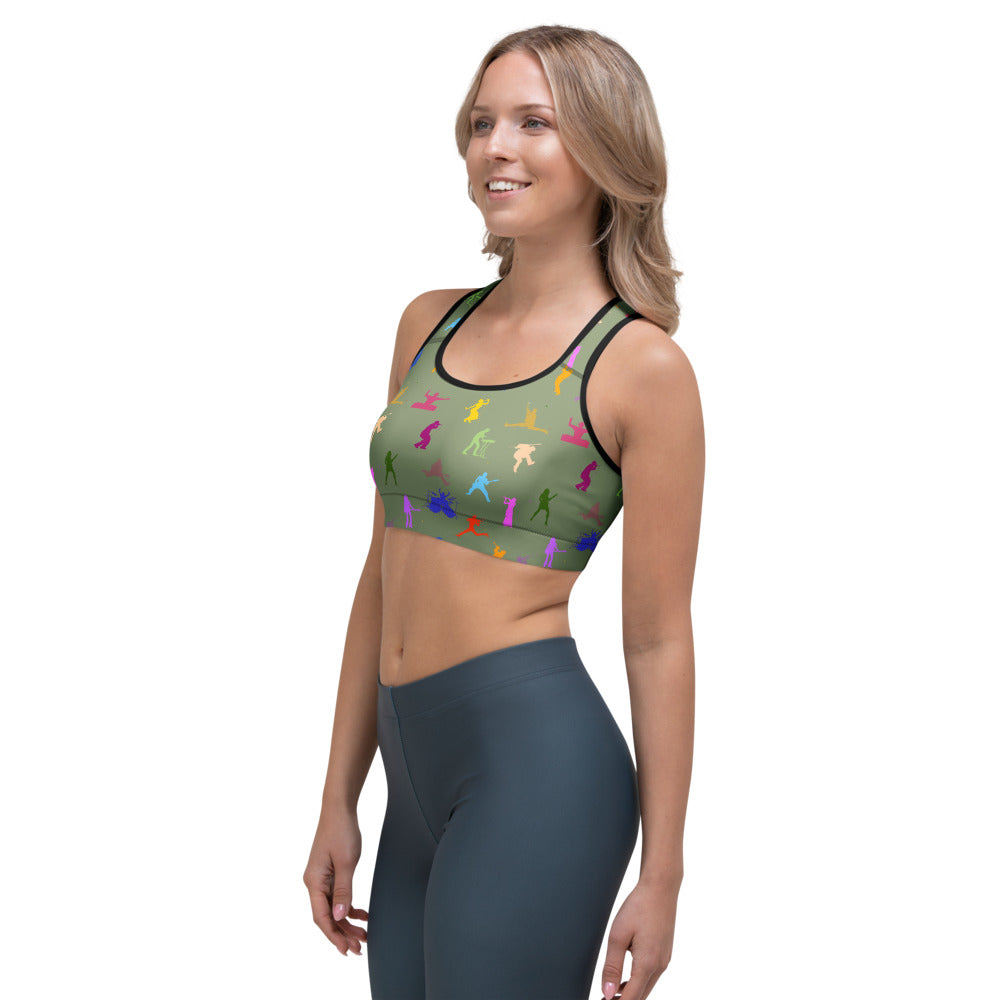 Father Groove™ Rhythm Icons Sports Bra