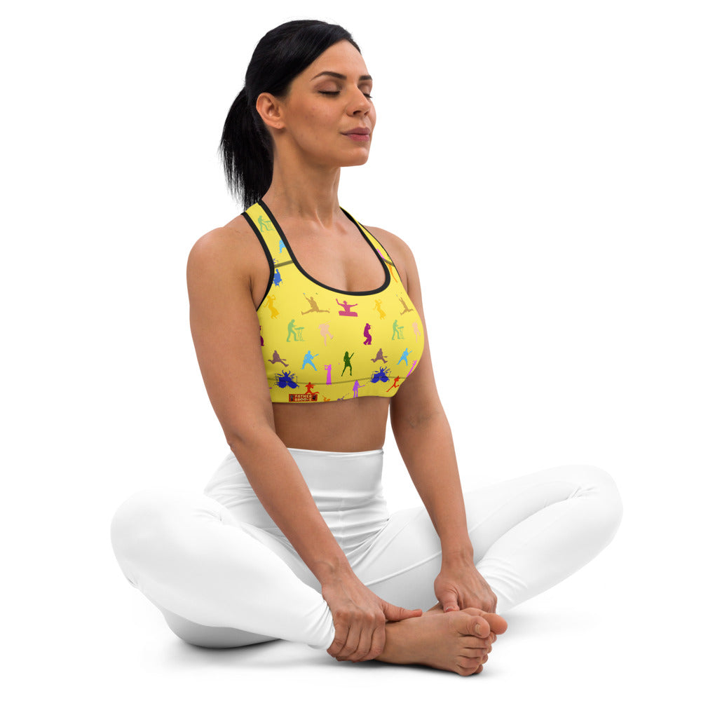 Father Groove™ Rhythm Icons Sports Bra