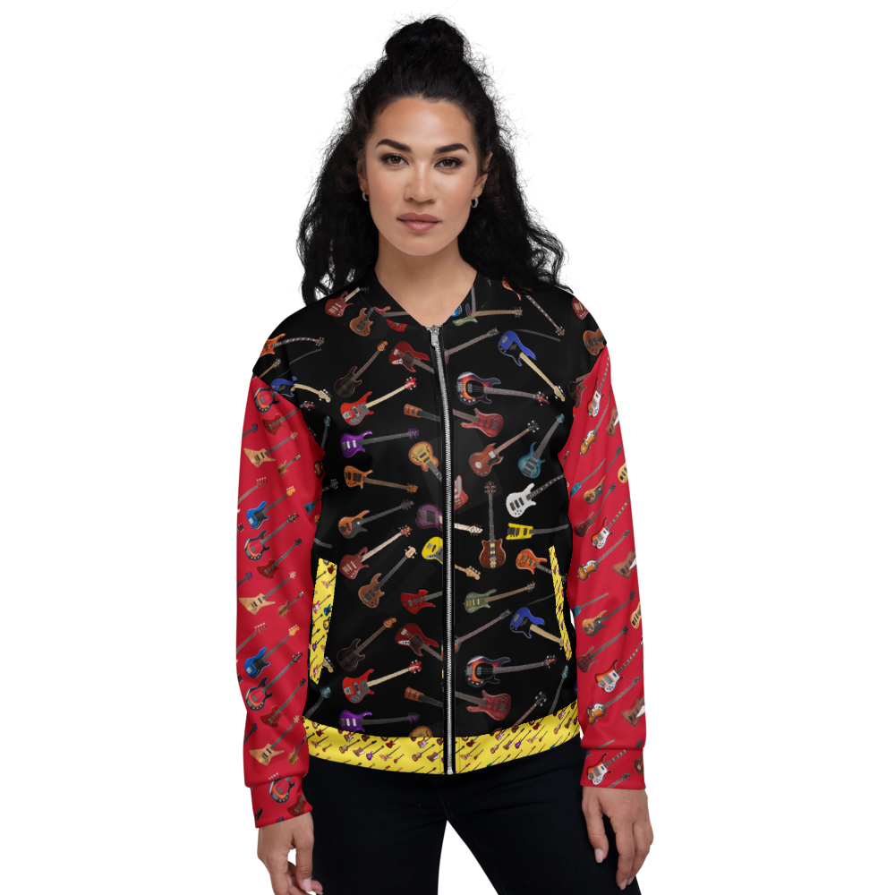 Father Groove™ Bass Universe Unisex Bomber Jacket