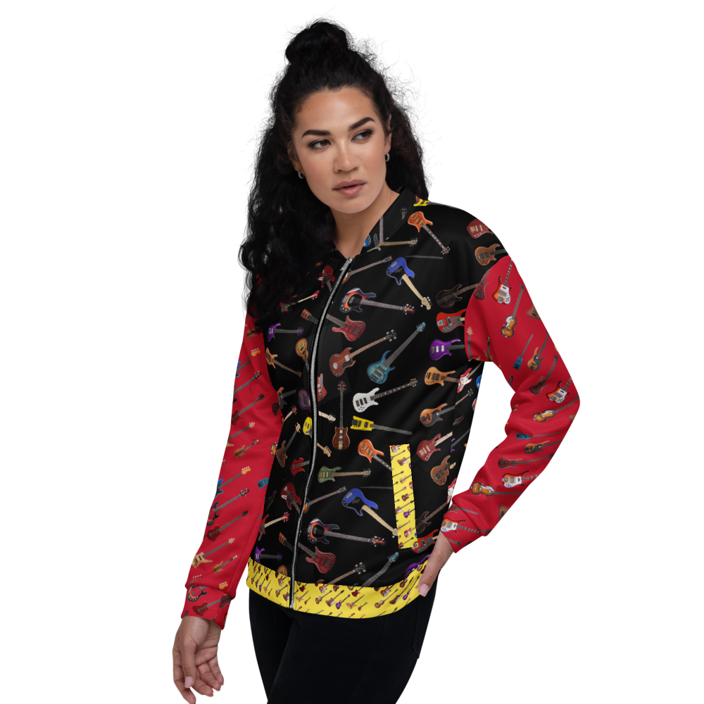 Father Groove™ Bass Universe Unisex Bomber Jacket