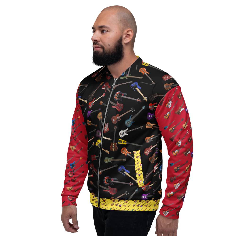 Father Groove™ Bass Universe Unisex Bomber Jacket