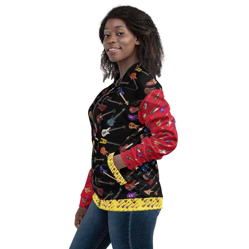 Father Groove™ Bass Universe Unisex Bomber Jacket