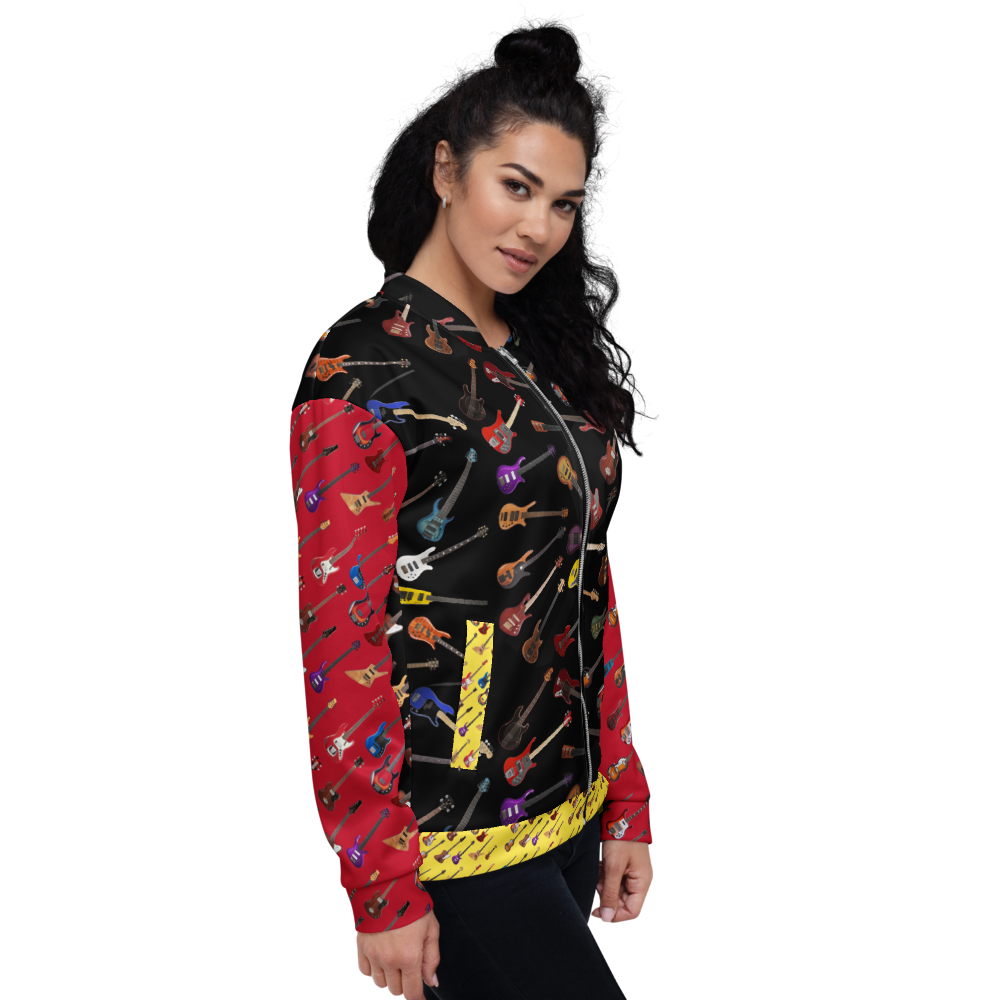 Father Groove™ Bass Universe Unisex Bomber Jacket