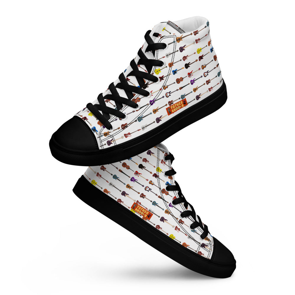 Father Groove™ Bass Universe Men’s High Top Canvas Sneakers