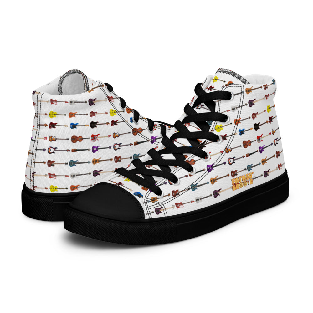 Father Groove™ Bass Universe Men’s High Top Canvas Sneakers
