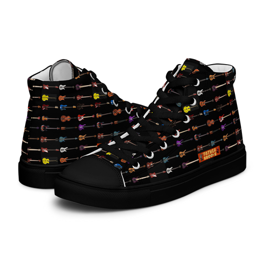 Father Groove™ Bass Universe Men’s High Top Canvas Sneakers