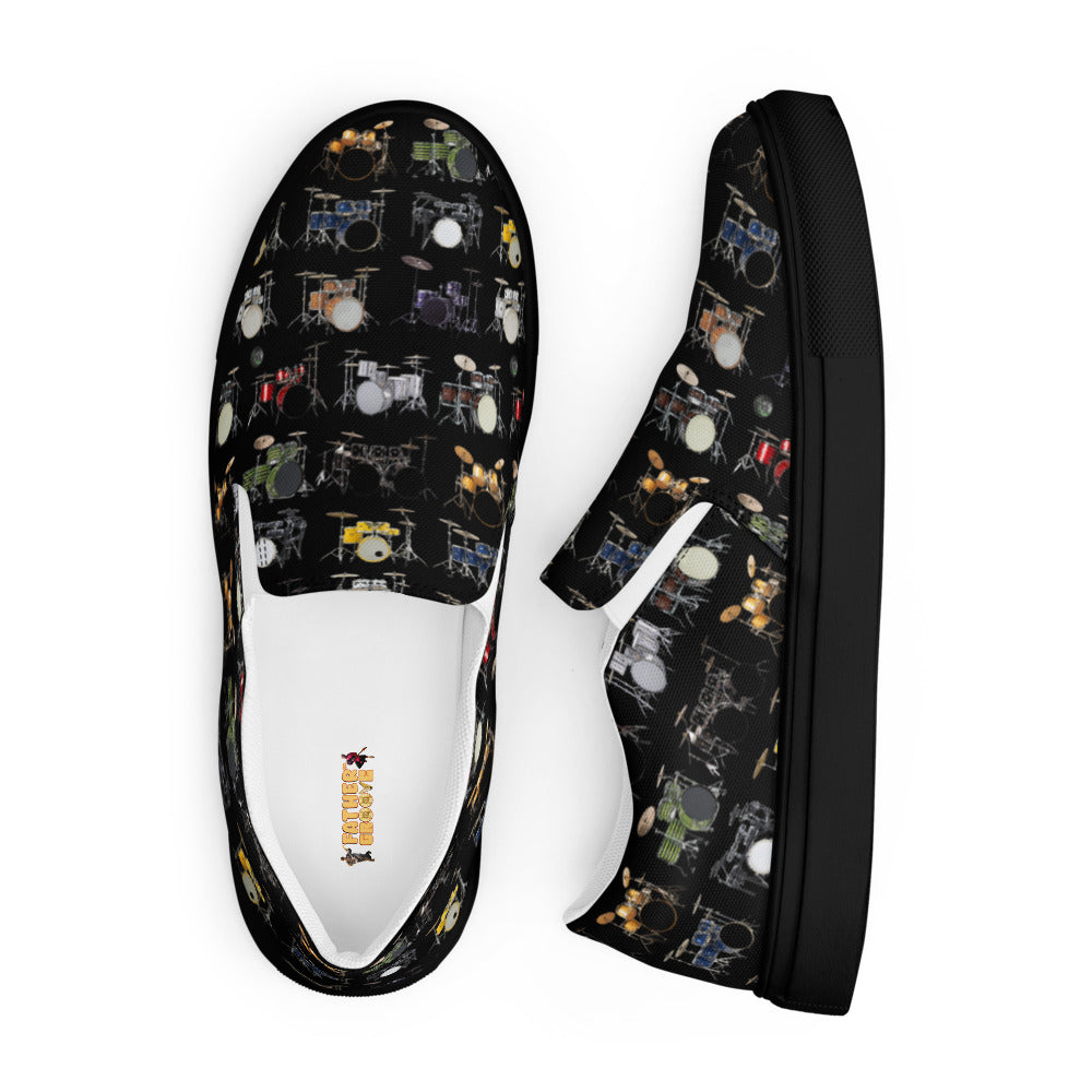 Father Groove™ Drum Galaxy Men’s slip-on canvas shoes