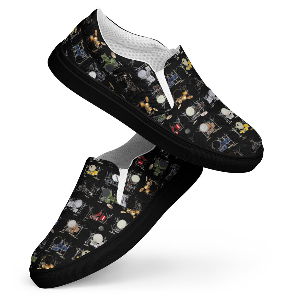 Father Groove™ Drum Galaxy Men’s slip-on canvas shoes
