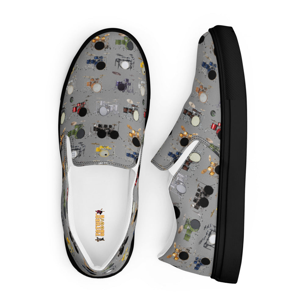 Father Groove™ Drum Galaxy Men’s slip-on canvas shoes