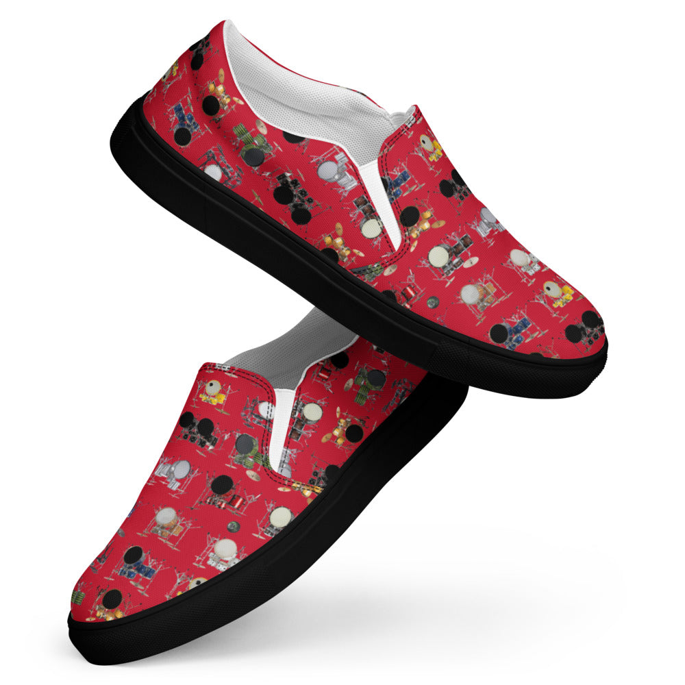 Father Groove™ Drum Galaxy Men’s slip-on canvas shoes