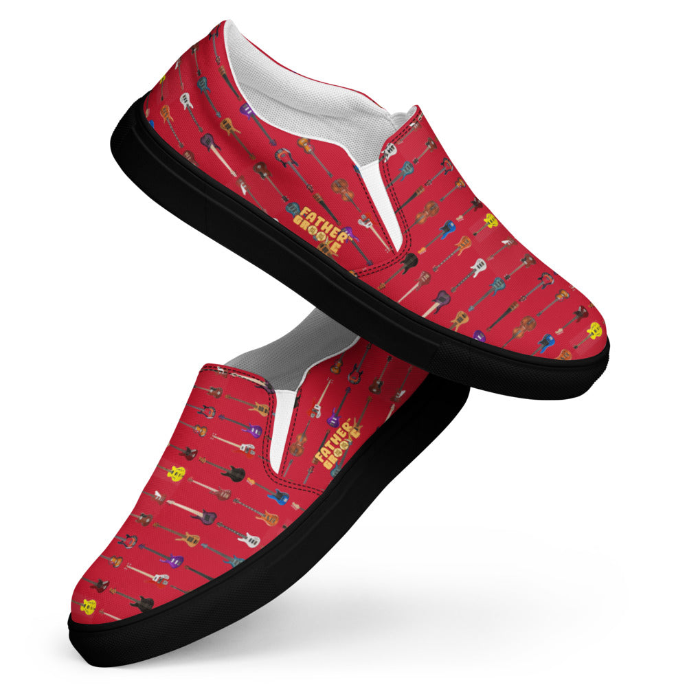 The Father Groove™ Bass Universe Canvas Slip ons