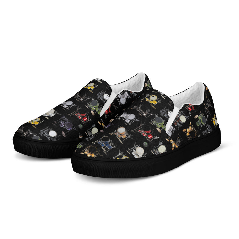 Father Groove™ Drum Galaxy Men’s slip-on canvas shoes