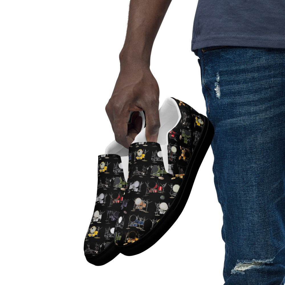 Father Groove™ Drum Galaxy Men’s slip-on canvas shoes