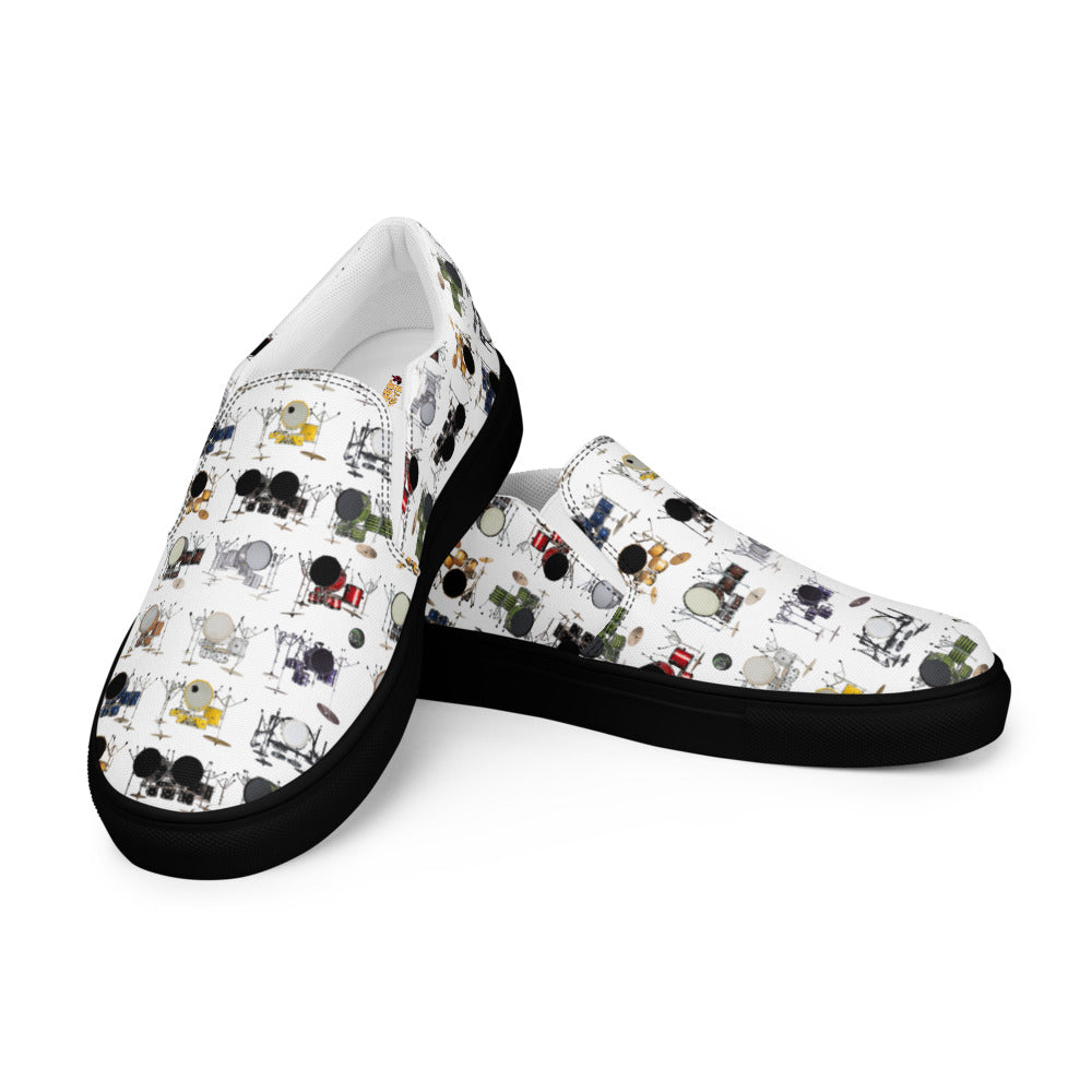 Father Groove™ Drum Galaxy Men’s slip-on canvas shoes