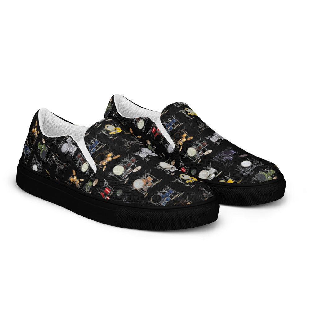 Father Groove™ Drum Galaxy Men’s slip-on canvas shoes