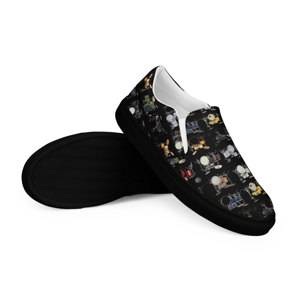 Father Groove™ Drum Galaxy Men’s slip-on canvas shoes