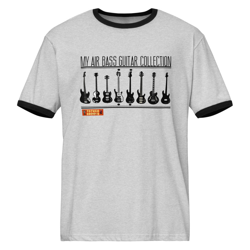 Father Groove™ Air Bass Guitar Collection Ringer T-Shirt