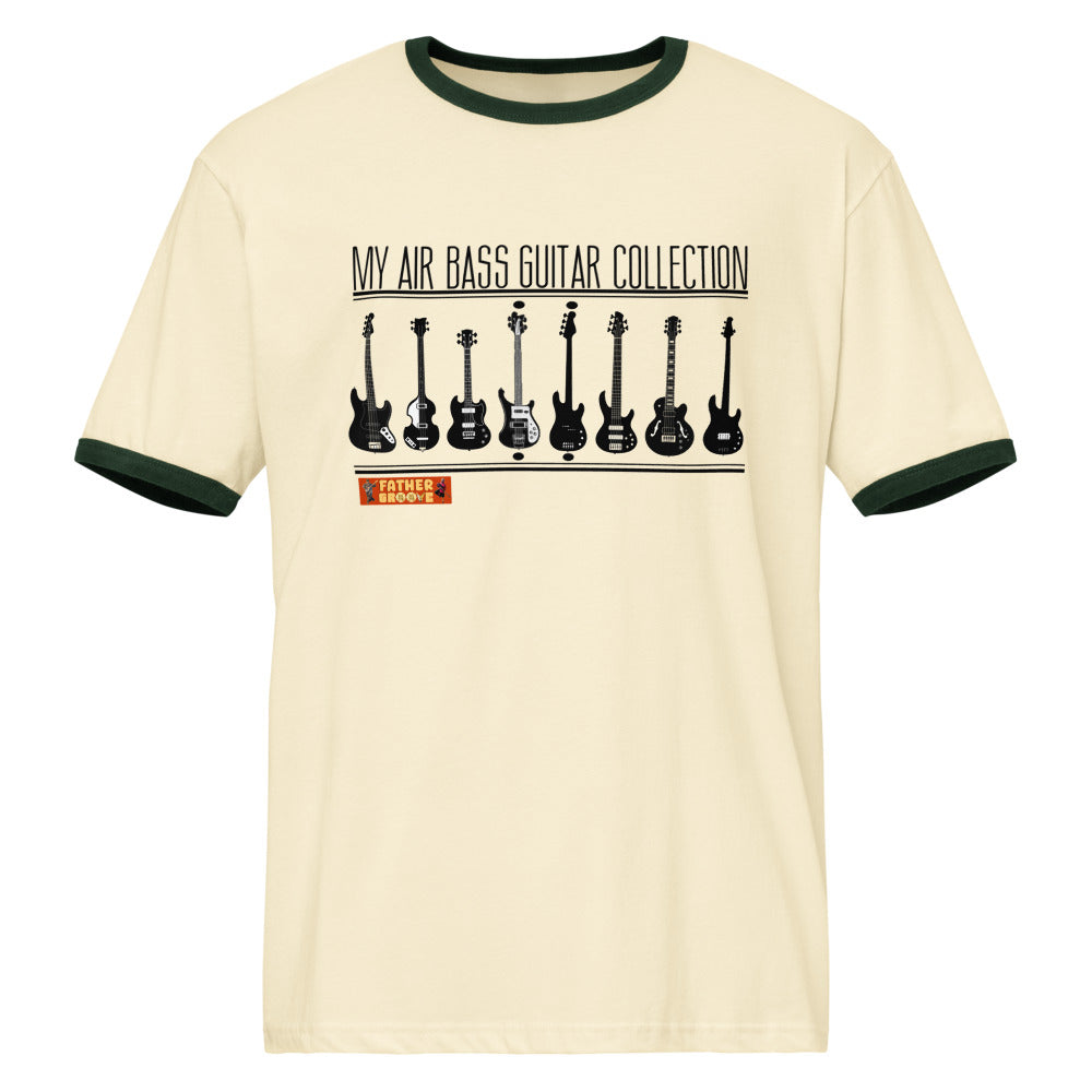 Father Groove™ Air Bass Guitar Collection Ringer T-Shirt