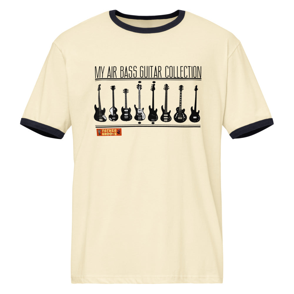 Father Groove™ Air Bass Guitar Collection Ringer T-Shirt