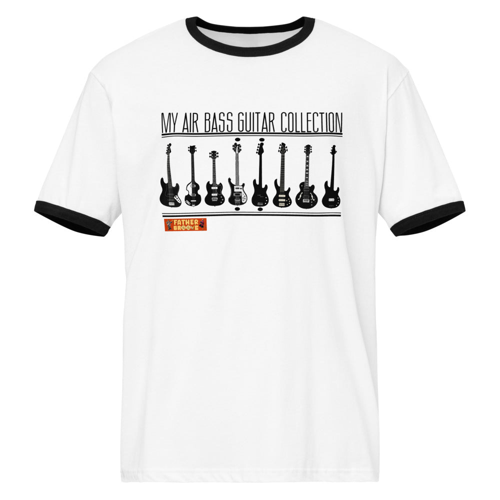 Father Groove™ Air Bass Guitar Collection Ringer T-Shirt