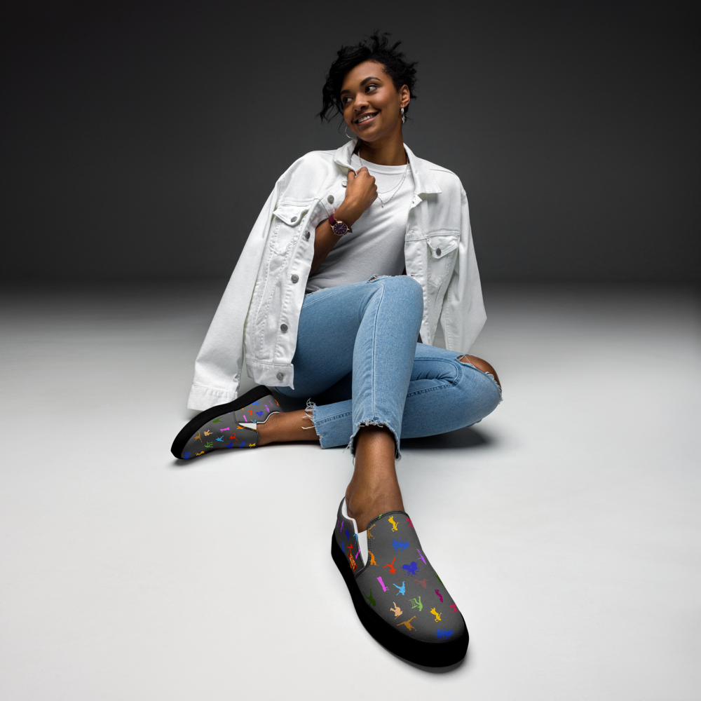 Father Groove™ Rhythm Icons Women's Slip-On Canvas Shoes
