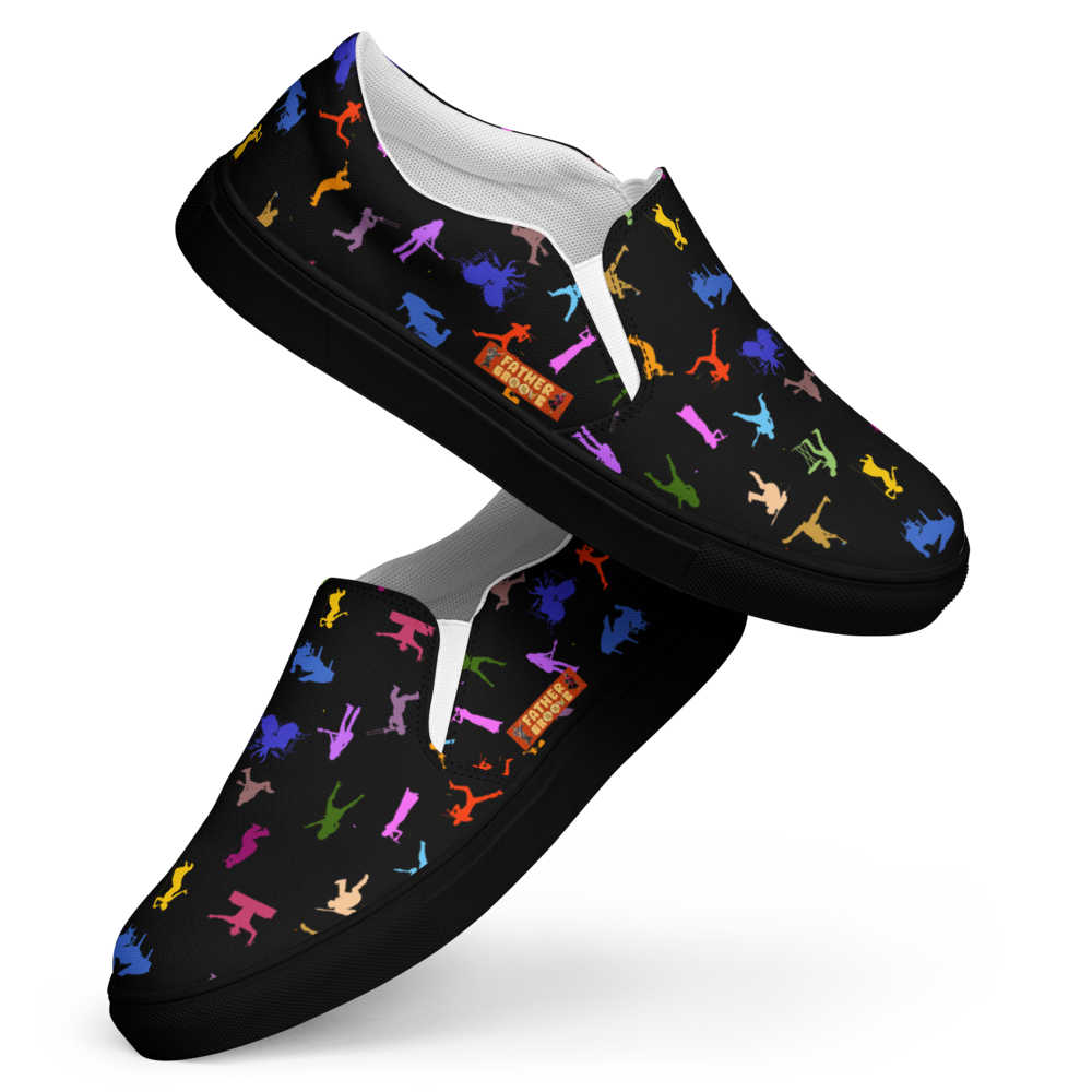 Father Groove™ Rhythm Icons Women's Slip-On Canvas Shoes
